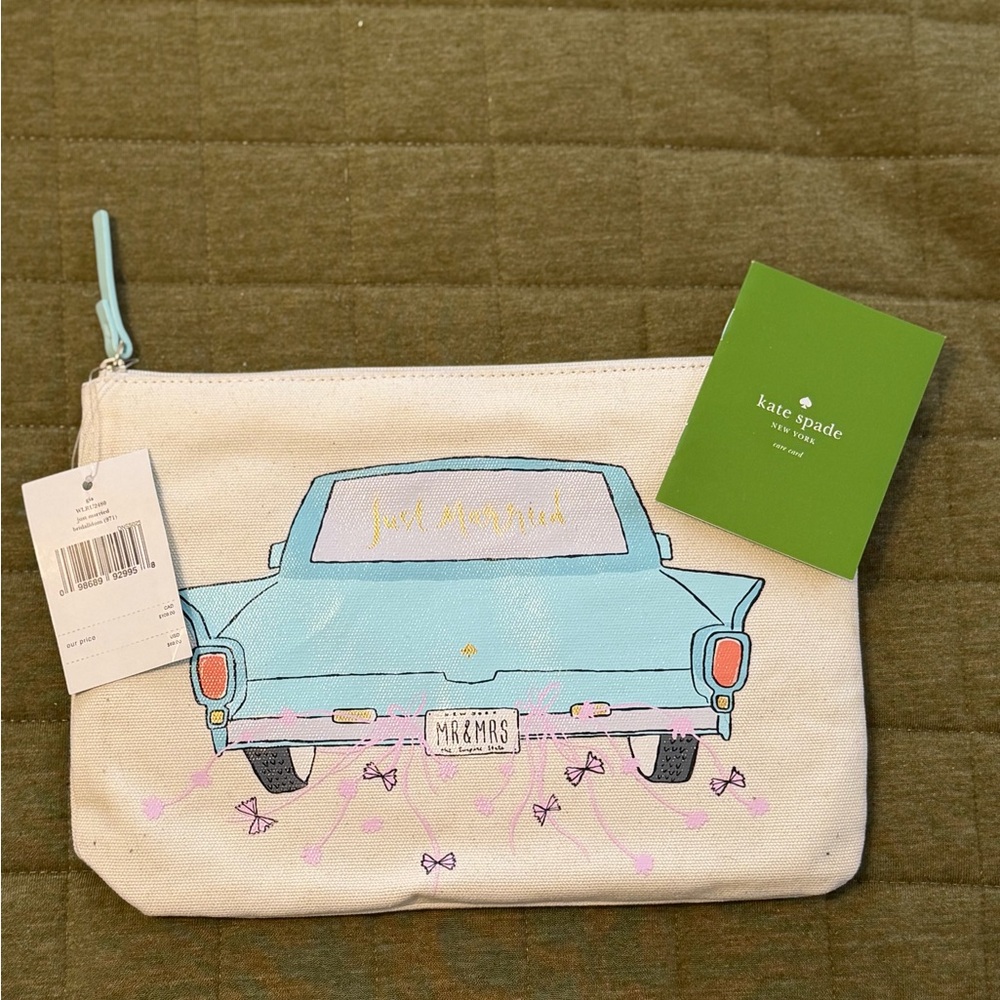 Kate Spade “Just Married” Pouch